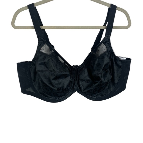 Goddess Black Sheer Bra, Kiera, Size 46DD - NWT - Picture 2 of 8